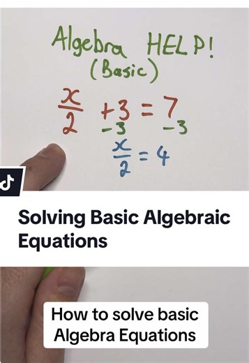 Helping You Solve Basic Algebraic Equations