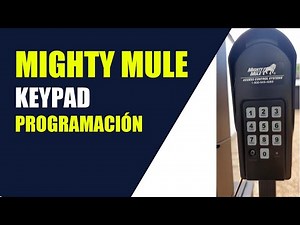 Como programar un Keypad Mighty Mule #Houston #AmericaOD #GarageDoors