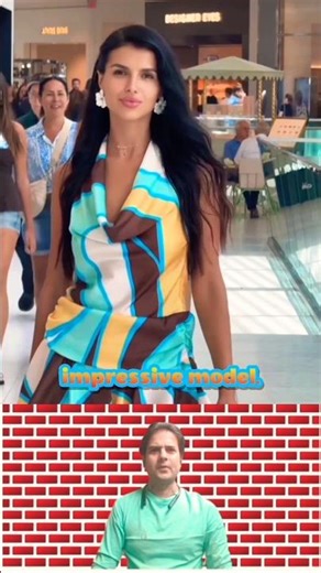 The Most Stylish Model Ever? mini dress confident walk fashion model walk street fashion #shorts