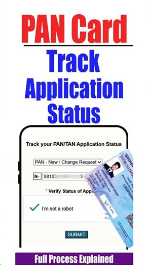 Pan Card Status Kaise Check Kare | Track your PAN/TAN Application Status