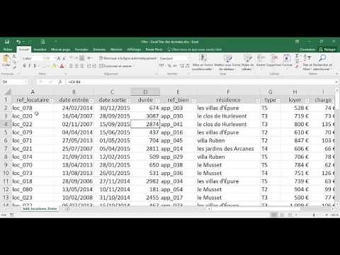 Excel - 1 Basic - Course Sorting data