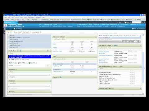 Cerner PowerChart Ambulatory EHR family practice demonstration