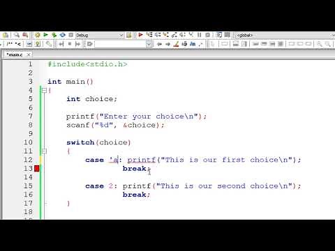 Switch Case Default In C Programming Language