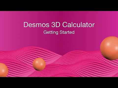 Intro to Desmos 3D Calculator