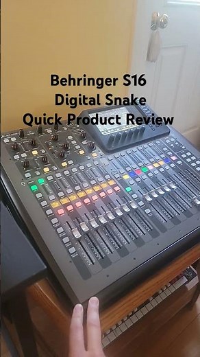 Behringer S16 Digital Snake Quick Product Review