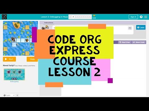 Code.org Lesson 2 - Code Org Express Course Lesson 2 Debugging in Maze - Course C Lesson 4 Answers