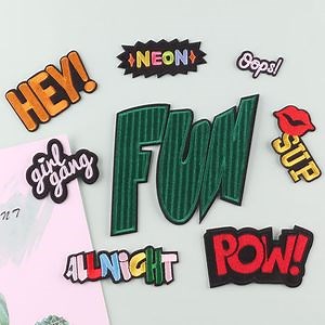 [Hot Item] Patches Custom Iron on Embroidery Manufacturer Made Your Own Patches