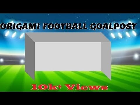 Origami Mini Football Goalpost