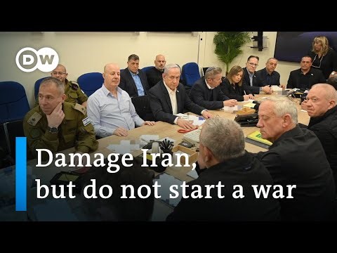 Israeli War Cabinet discusses the response to Iran attack | DW News