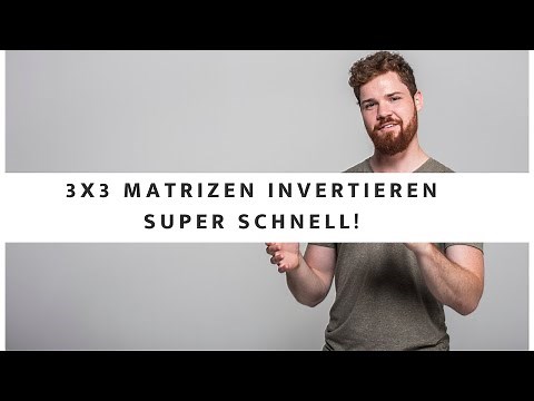 3x3 Matrizen invertieren | garantiert schneller als dein Dozent