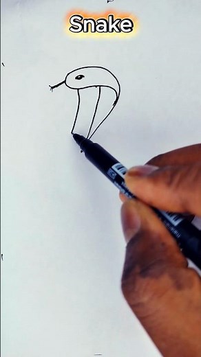 How to Draw a Snake 🐍 Easy Step-by-Step for Beginners!