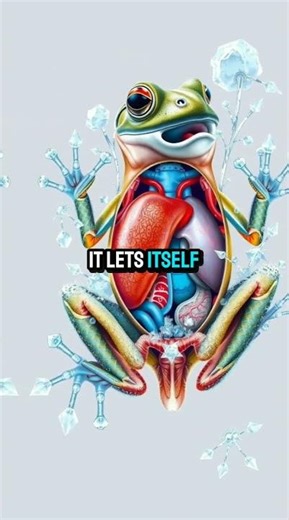 “This Frog Freezes Solid… Then Comes Back to Life! 🐸❄️ Nature’s Real-Life Miracle”