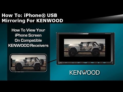 How To: iPhone USB Mirroring – KENWOOD DMX9707S
