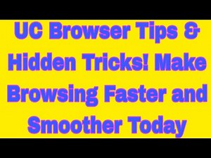UC Browser Tips & Hidden Tricks! Make Browsing Faster and Smoother Today #UCBrowser #tech