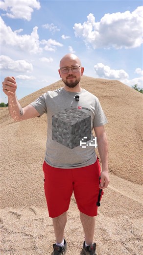Gewicht eines Stacks Kies in Minecraft berechnen