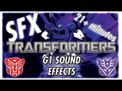 TFCog Transformers G1 Sound Effects SFX Library - from the classic cartoon - 21+ minutes