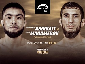 83K views · 4.1K reactions | 礪 Eagle FC is coming back to Moscow on February 18th #EagleFC45 will feature a featherweight title fight between the reigning champion Busurmankul Abdibait and former champion Rasul Magomedov Also, Eagle FC stars Uzair Abdurakov, Gergi Shakhruramazanov, Zhora Ayvazyan and Mikhail Doroshenko will be making their return to the octagon | Eagle FC | Facebook