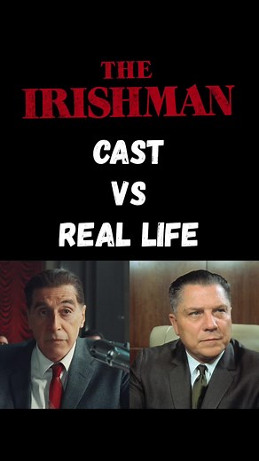 The Irishman (2019) Cast vs. Real Life #movieclips #movieexplained #mafia #mobstertok #mobster #gangster #movie #theirishman