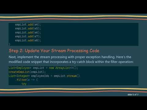 How to Handle Exceptions while Processing Java 8 Streams
