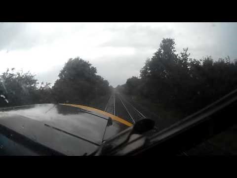 British Rail Class 37 cab ride Hull to Selby 1Q99 Network Rail Infrastructure Monitoring Test Train