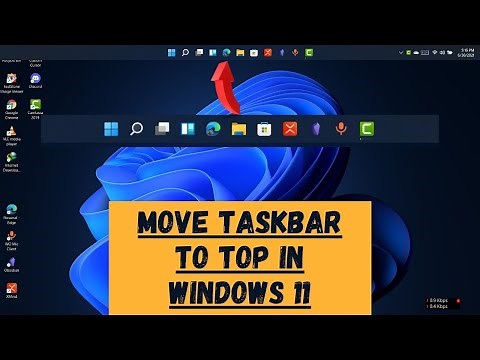 How to Move Taskbar To The Top on Windows 11