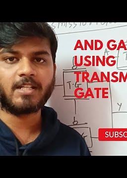 Construct AND gate using transmission gate. Transmission gates | CMOS | gates #dsd #vlsitips