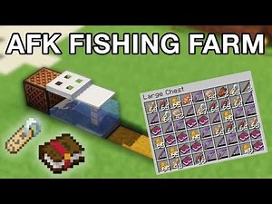 EASIEST Automatic AFK Fish Farm Tutorial (Java & Bedrock) - Minecraft 1.21