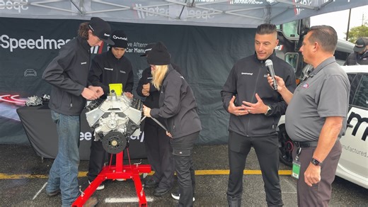 25K views · 367 reactions | Speedmaster engineering empowering the next generation! To celebrate 70 years of the iconic GM Small Block, Speedmaster partnered with the students at Cypress College on an awesome build! | NHRA | Facebook