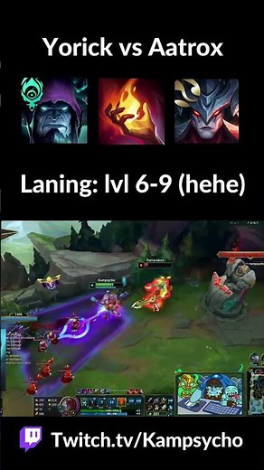 How to Beat Aatrox as Yorick Mori #leagueoflegends #gaming