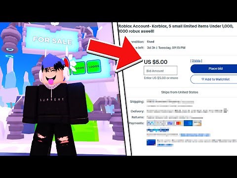 I BOUGHT $5 ROBLOX ACCOUNT WITH ROBUX ON IT