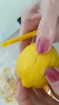 Remove the Pith from Citrus 🍋🍊