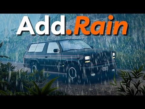 How to add rain? | BeamNG