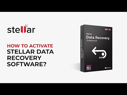 How to Activate Stellar Data Recovery Software for Windows?
