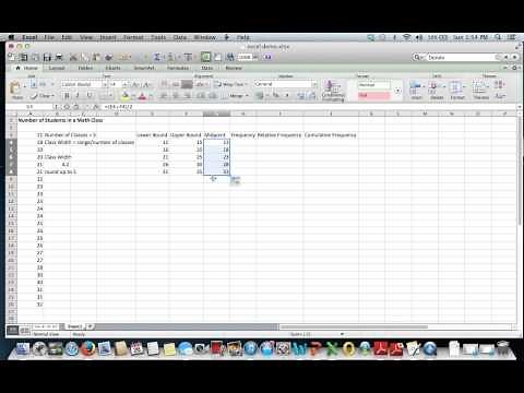 How to Create a Frequency Distribution using Microsoft Excel
