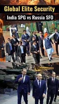 Modi & Putin Convoy: Real Power Comparison #modi #spg #modiji #pmmodi #india #russia #yt #shorts