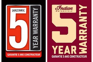 Polaris garantit 5 ans les Victory et les Indian