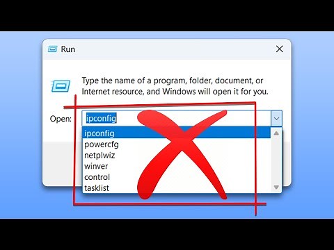 How to Clear the Run Command's History in Windows 11