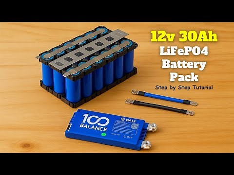 Building a 12v 30Ah Lithium Battery Pack – Step by Step!