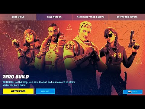 How to Play No Building Mode in Fortnite (Zero Build Mode)