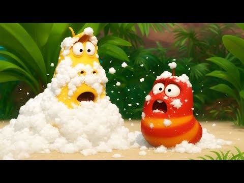 SNOW | LARVA SEASON 2 EP 180~288 🎬 NEW 2025 FUNNY CARTOON MOVIES | BEST LARVA CLIPS