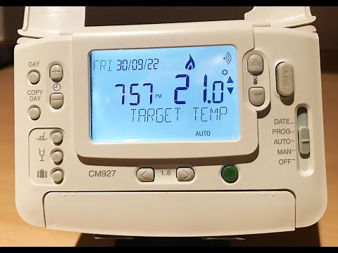 How To: Program Your Honeywell Remote Home Thermostat to Control Boiler and Heating. STEP BY STEP