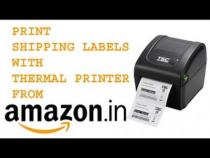 How to Print Amazon Easyship Shipping Labels using Thermal Printer 🖨️ Step by Step full guide