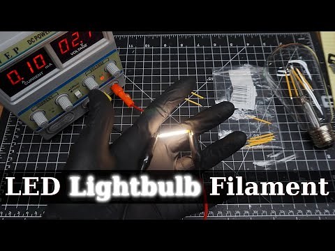 LED Light Bulb Filament (3v): Make Your Low Voltage Projects GLOW (ComM)