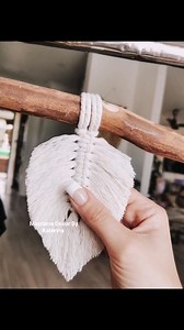 1.9M views · 19K reactions | How do you make macrame feathers? Adding individual strings or this way?  #macrametutorial #macrame | Macrame Decor By Katerina | Facebook