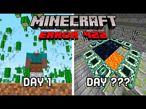 I tried to BEAT Error 422 in Minecraft... (Cursed Version)