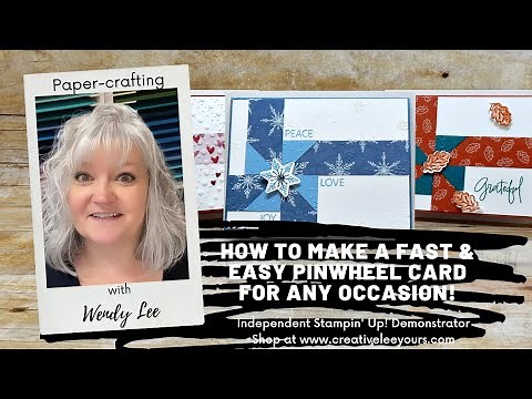 How to Make a Fast & Easy Pinwheel Card for Any Occasion!