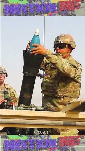 U.S. Armored Brigade Combat Team fire 120mm mortars