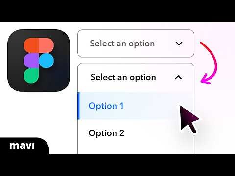 Create a DROPDOWN MENU in Figma (Tutorial)