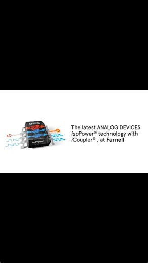 Discover @analogdevices isoPower® technology with iCoupler®: it enables to implement isolation in designs without the cost, size, power, performance, and reliability constraints found with optocouplers - they are a safe, reliable and easy-to-use alternative:! Learn more in the BIO link | Farnell Electronics