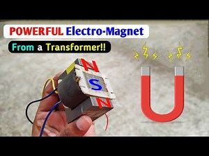 Making a Powerful Electromagnet from a Transformer
